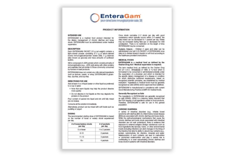 Enteragam Product Info